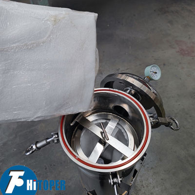 Stainless Steel Bag Filter Housing Designed for High Pressure Operation and Precise Filtration Down to 0.5 Microns