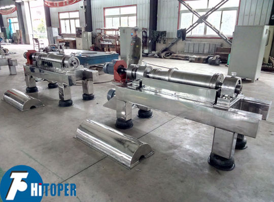 Energy Saving Industrial Decanter Centrifuge with Stainless Steel Material Designed for Continuous Solid Liquid Separation in Food Processing