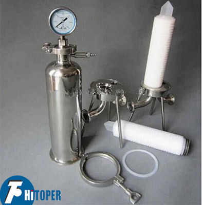 Durable Cartridge Filter Housing Supporting Multiple Core Filter Elements and High Flow Rates for Liquid Purification
