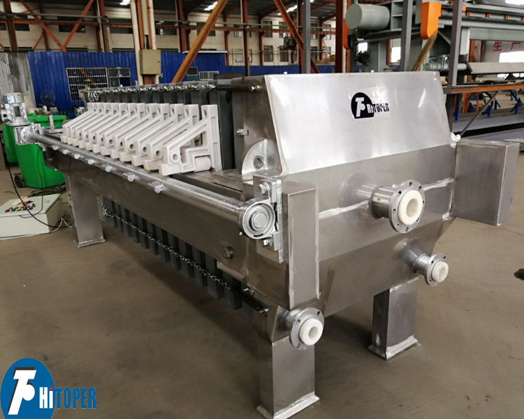 Durable Stainless Steel Filter Press with SS304 SS316L Plates and Various Filter Media for Electroplating Beverage and Chemical Industries
