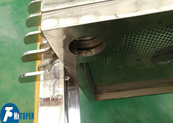 খাবার তেল ফিল্টার করার জন্য বহুমুখী স্টেইনলেস স্টিল ফিল্টার প্রেস, যাতে 450 মিমি প্লেট এবং বিভিন্ন ফিল্টার কাপড়, কাগজ এবং ঝিল্লি রয়েছে
